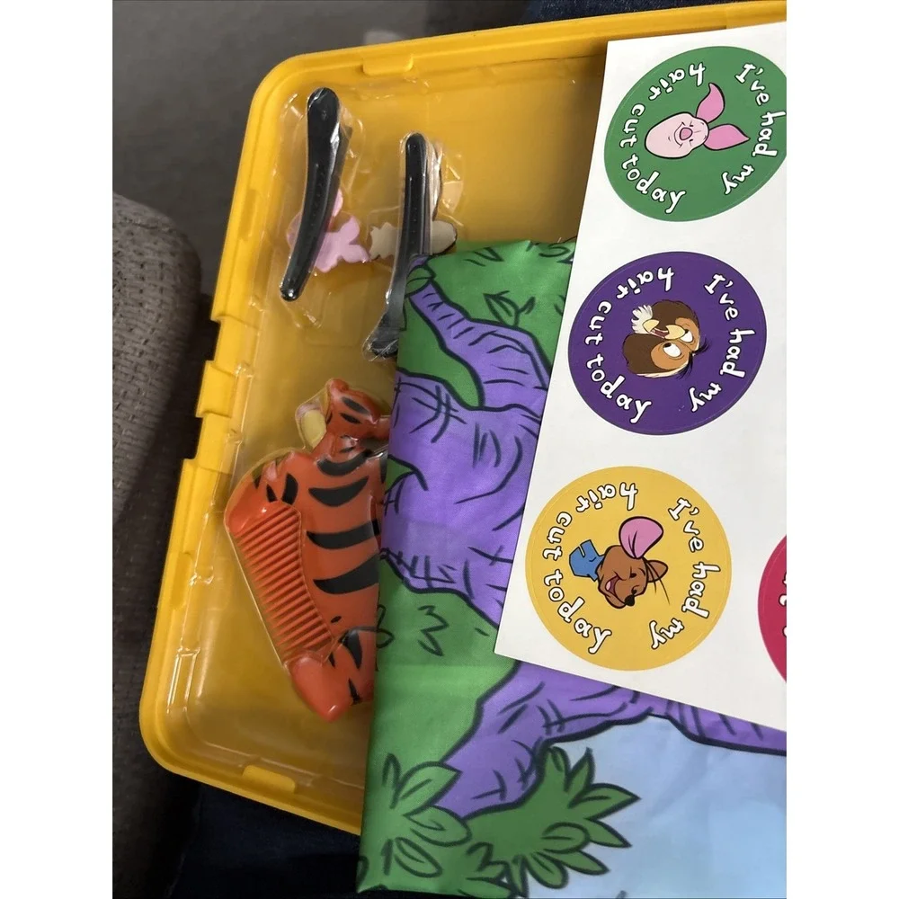VTG Disney Winnie The Pooh Remington Kids Hair Clippers Haircut Kit‎ Accessories